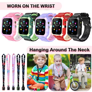 Kids Smart Watches 4G with GPS SOS Two Way Call Voice Chat Alert Smartwatch US - Photo 1 sur 61