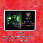 Gaming pad Gamer Jumbo fridge magnets 9 x 6 cm add name free team control gift 3