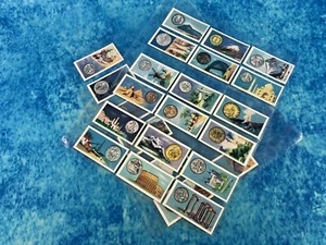Cede Ltd Mills Puntas de Filtro Monedas del Mundo Serie A Juego Completo de 25 cartas 1956 - Imagen 1 de 5