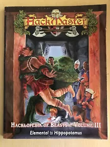 HackMaster Hacklopedia Of Beast – Volume 3 SC Good Condition - Picture 1 of 6
