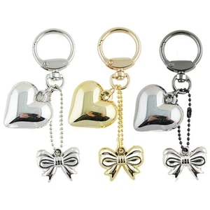 Keyring Charm Stylish Heart Bag Pendant Metal Material Key Adornment for Key Bag - Zdjęcie 1 z 11