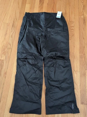 Cabela's Women's Rock Rapids XL Black Wind Breaker Pants B3 - Image 1 of 4