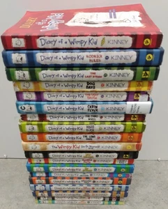 Lot Of 19 Diary of a Wimpy Kid Books Series Set 1-18 & DIY Book, PB & HC  - Picture 1 of 10