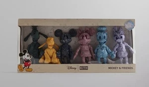 Disney Kith Collaboration Mickey Mouse And Friends Plush Stuffed Animal Set Of 6 - Picture 1 of 9