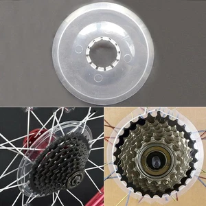 Spoke Freewheel Cover Cassette Transparent ABS Plastic Lightweight Mountain - Picture 1 of 12