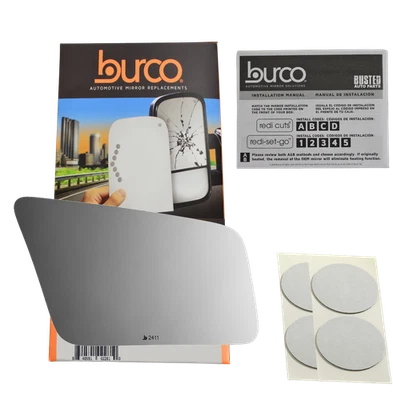 Espejo retrovisor pasajero 2411 cristal sin montaje trasero para Ford Mustang 1979-1986, Capri Foto 1 de 4