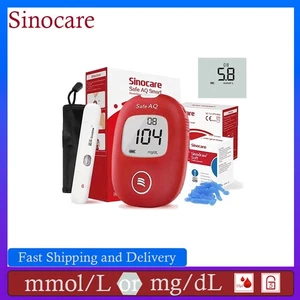 Sinocare Safe AQ senza codice regolazione kit test glicemia MMB - Foto 1 di 13