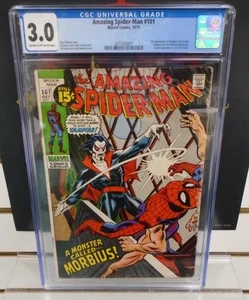 MARVEL AMAZING SPIDERMAN 101 FIRST MORBIUS CGC 3.0 1971 - Picture 1 of 2