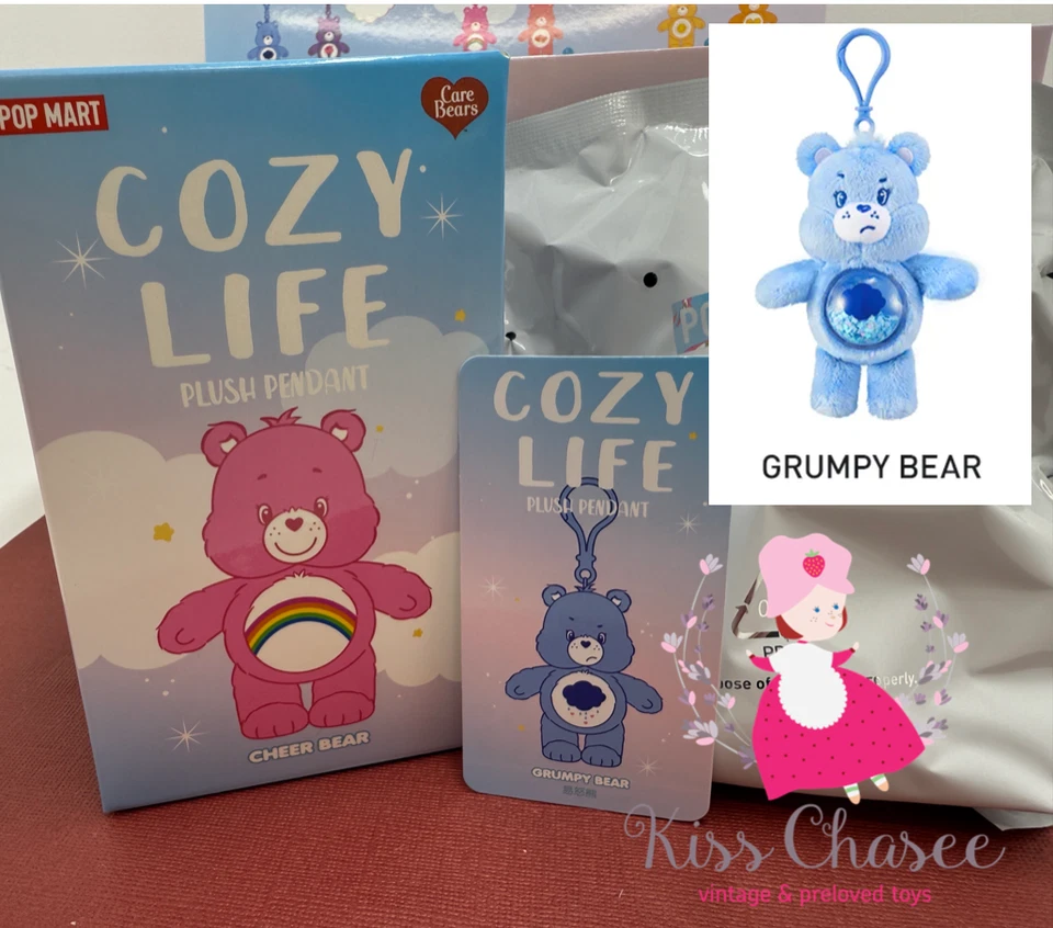 Pop Mart 💙 Care Bears 💙 100% AUTHENTIC : Cozy Life : GRUMPY BEAR Figure Foto 1 de 4