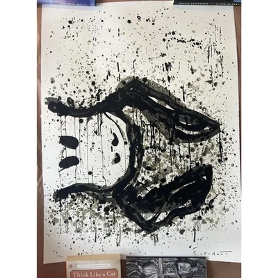 TOM EVERHART Watchdog 3 en punto PEANUTS SNOOPY litografía firmada a mano certificado de autenticidad Foto 1 de 4