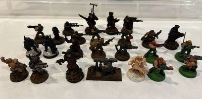 Warhammer 40k Imperial Guard Painted Army Lot 26 metal - Image 1 of 4