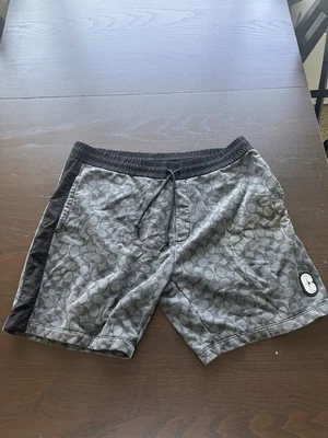 Pantalones Cortos Coach Para Hombre Edición Limitada 2XL LOGOTIPO AUTÉNTICO FIRMA Negro Foto 1 de 4