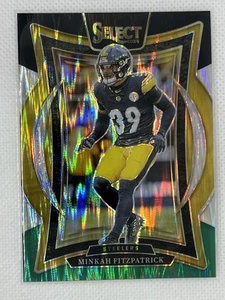 2024 Panini Select Black & Green Minkah Fitzpatrick #84 Pittsburgh Steelers - Picture 1 of 2
