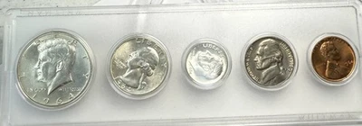 1964 US Mint  Set in Capital plastic Holder -90% Silver-1/ea. - Random Picked - Image 1 of 4