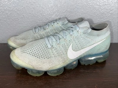 2017 RARE NIKE AIR VAPORMAX FLYKNIT GLACIER BLUE WHITE 849558-404 SZ 10.5 EUC - Image 1 of 4