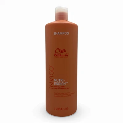 Wella Invigo Nutri‑Enrich Deep Nourishing Shampoo 1L / 33.8 oz – Dry Hair Care - Image 1 of 2