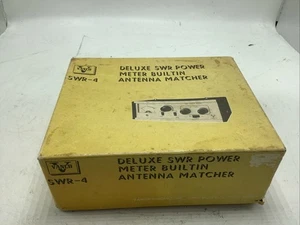 NEW Vanco SWR-4 Deluxe SWR Power Meter Antenna Matcher  Vintage Original Box NOS - Picture 1 of 13