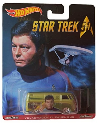 DieCast Hotwheels Volkswagen T1 Panel Bus, Star Trek 50 Aniversario Foto 1 de 2