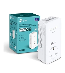 TP-Link TL-WPA8631P AV1300 Gigabit Passthrough Powerline ac Wi-Fi Extender UK - Afbeelding 1 van 3