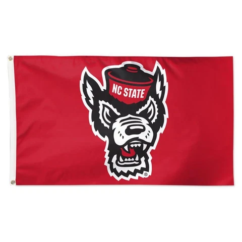 NC State Wolfpack 3x5 One Sided Team Flag [NEW] NCAA House Banner Fan Yard Cover