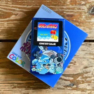 Nintendo Game Boy Color GBC AMOLED XL Táctil LCD Pokemon UV BLASTOISE Sistema - Imagen 1 de 10