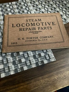 Piezas de reparación de locomotoras de vapor H.K. Porter 1913 RARO DE COLECCIÓN - Imagen 1 de 13