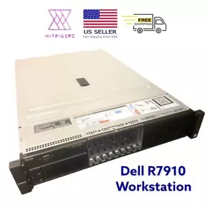 Dell Precision Rack 7910 server 8 bay 2.5 Barebone Chassis w/ Fans Cables FJDV7 - Picture 1 of 10