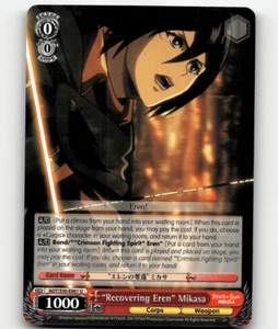 Weiss Schwarz - "Recovering Eren" Mikasa - Attack on Titan Vol. 2 - Picture 1 of 1