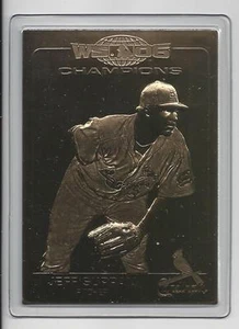 Jeff Suppan 2006 Danbury Mint World Series Sealed 22 Kt Gold Card - Picture 1 of 1
