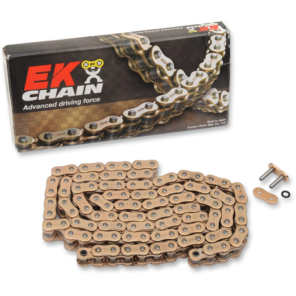 EK Chains 520 ZVX3 Series ZX-Ring Chain (Gold) 120 Links - Image 1 of 1