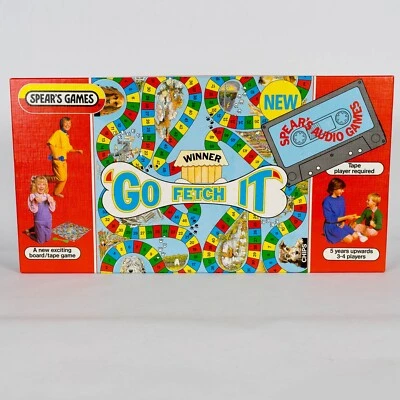 Vintage BNIB 1984 Spears Games Go Fetch It dog game with cassette tape - Image 1 of 3
