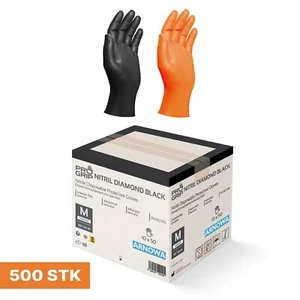 500x Einweghandschuhe GRIP Nitril Handschuhe Werkstatt Arbeitshandschuhe Stark - Bild 1 von 19