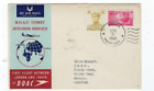 1953 Manila Philippine Island To Karachi Pakistan Boac First Flight Airmail Rp26