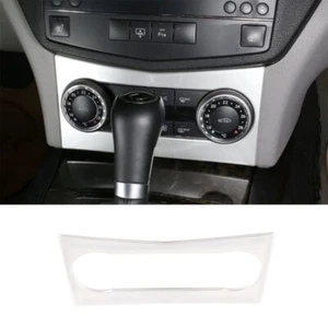 Silver ABS AC Air Conditioning Switch Panel Trim For Benz C Class W204 2008-2010 - Picture 1 of 11