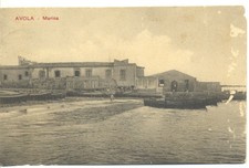 Cartolina Avola - Marina 1918