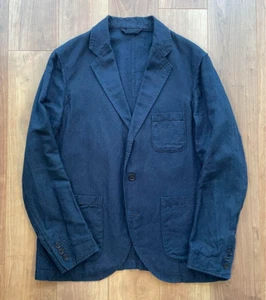 FREEMANS SPORTS CLUB Indigo Sashiko Blazer Jacke Größe L Japan Made - Bild 1 von 10