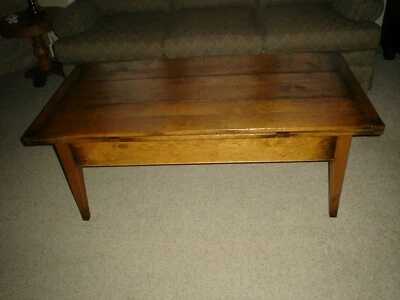 Henry Venables Stafford England Imported Burnish Oak Expandable Cocktail Table - Image 1 of 4