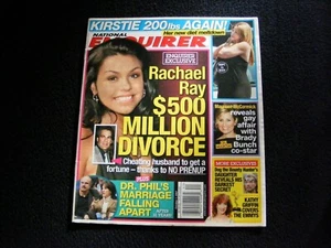 NATIONAL ENQUIRER magazine 2007 10 01 Rachael Ray Kirstie Alley Dr. Phil McGraw - Picture 1 of 2