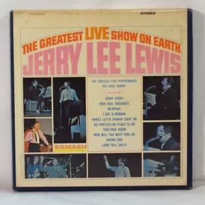 JERRY LEE LEWIS – The Greatest Live Show On Earth 1964 R2R reel tape 7 ½ ips EX - Imagen 1 de 4