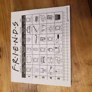 Friends trivia Board game Replacement Score Sheet 90s TV Show Writing Pad - Picture 1 of 4