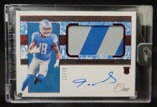 2022 Panini One Jameson Williams RPA /25 Rookie On Card Auto Detroit Lions 
