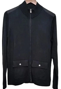 Giacca Michael Kors donna KF46JC009N nera full zip con tasche frontali nuova con etichetta - Foto 1 di 12