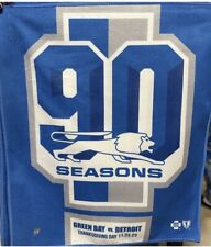 90 Seasons Official Thanksgiving 2023 Rally Towel. Detroit Lions!!