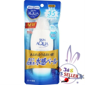 Rohto Skin Aqua Moisture Gel Sunscreen SPF35 / PA+++ 110g - US Seller - Picture 1 of 3