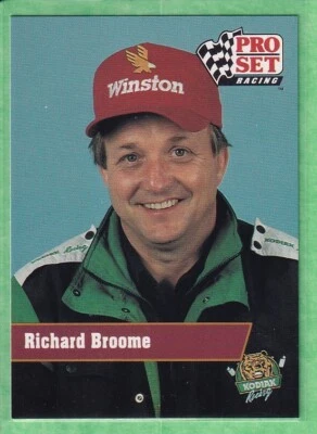 1991 Pro Set Racing #52 Richard Broome Crew Chief NASCAR - Image 1 of 2