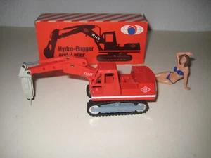 O&K RH 6 BAGGER MIT MEISSEL MINI AUTO ZISS/RW 1:50 OVP RARITÄT - Picture 1 of 6