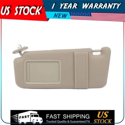 Parasol lado izquierdo del conductor beige marfil tostado para Toyota Venza 2009-2012 con techo corredizo Foto 1 de 4
