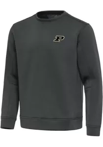 Antigua Men's Purdue Boilermakers Grey Relevant Crew Sweatshirt Size Large - Picture 1 of 1