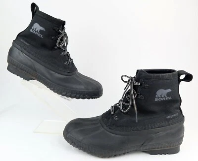 Sorel Cheyanne II Short Nylon Boots / Black Waterproof / Mens 9.5 - Image 1 of 4
