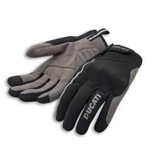 Ducati Spidi Overland C4 Textile Gloves Black Gray New - Picture 1 of 1